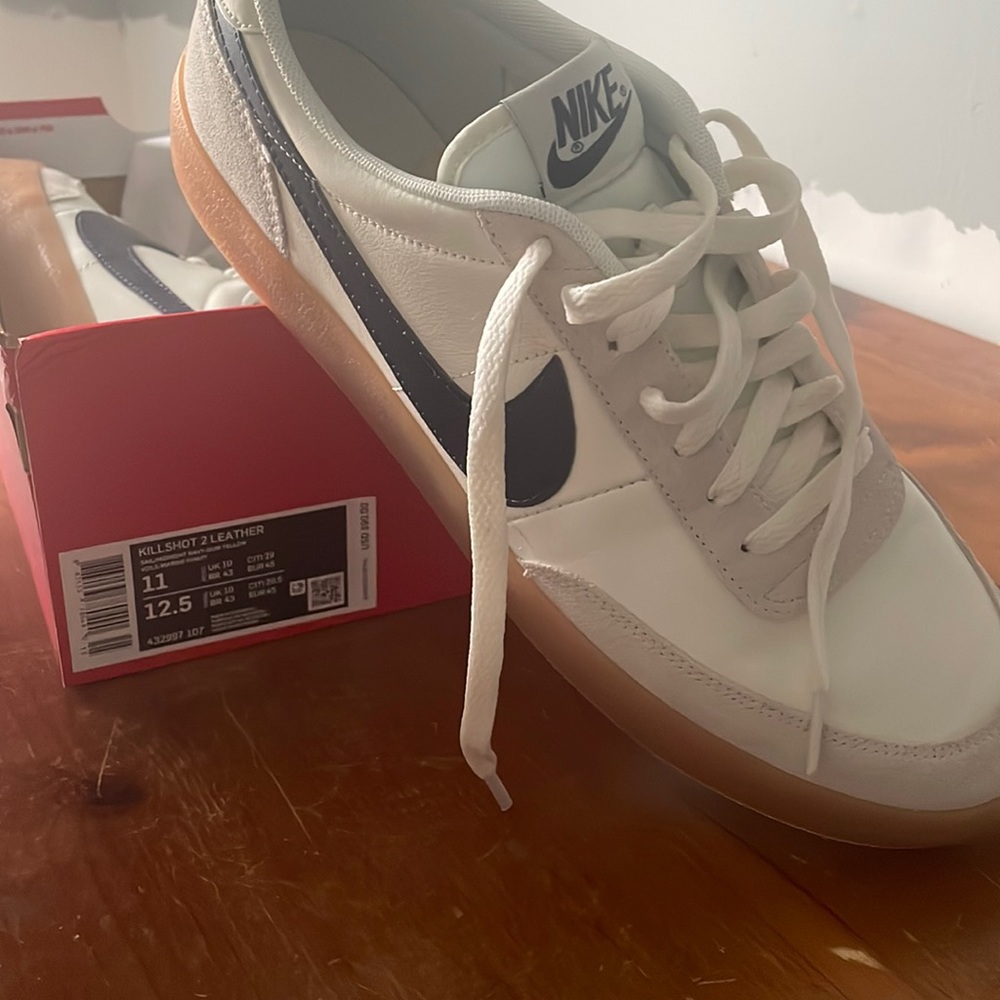 Kill shot 2 leather sail/midnight navy- gum yellow